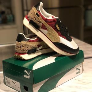 Brand new Puma snakeskin sneakers